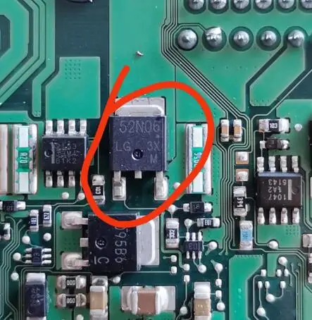 10 Uds 52N06 TO-252 MOS