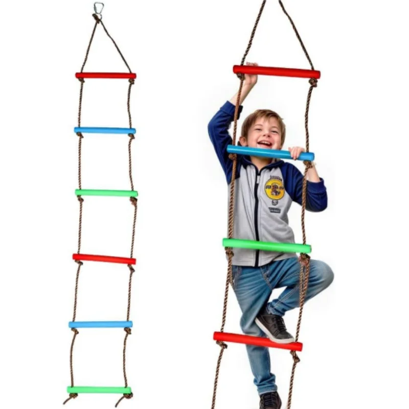 Kids Hanging Rope Outdoor Swing Indoor Circular Tree Climb Rope Childrens Swing  Mountain Climbing Gear for Physical Education
