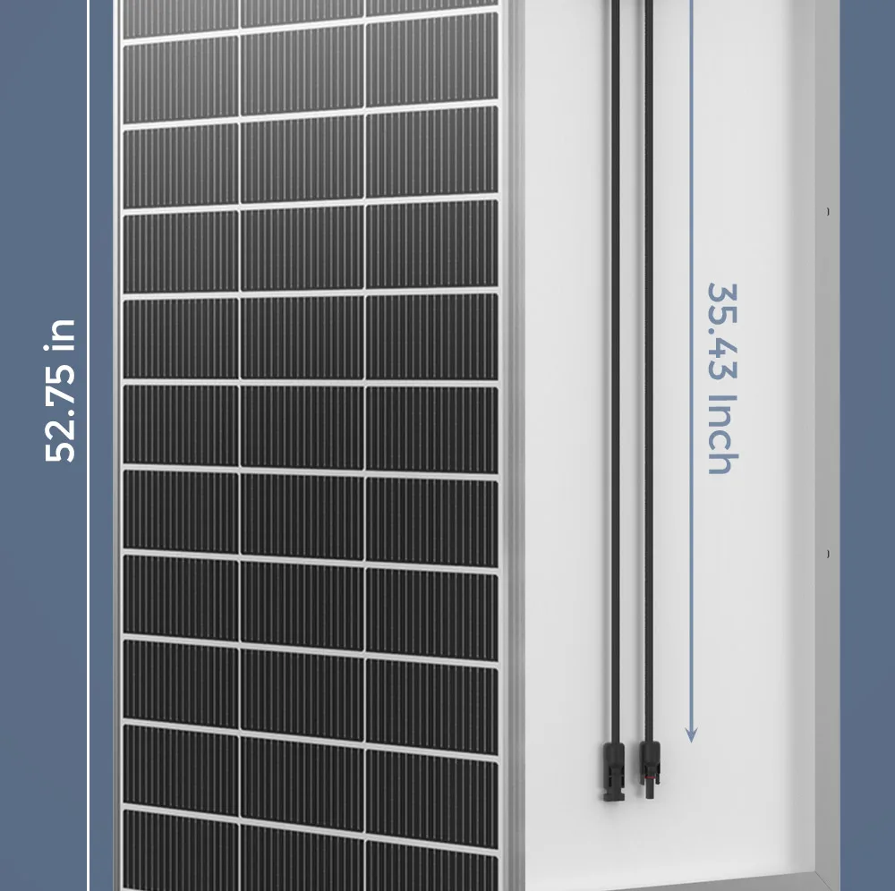RVPOZWER 800W Rigid Solar Panels 18BB N-Type Mono Cells 24% High Efficiency PV Power for Home RV Charge System Outdoor Off-Grid Camping Wholesale