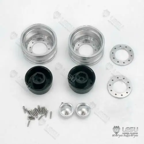 LESU Front Hub Metal Hex Brake 1/14 RC FH12 FH16 Tractor Truck Power Axle Adult DIY Toy Spare Part TH15163