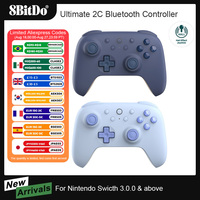 8BitDo Ultimate 2C Bluetooth Controller for Switch 2 Wireless Gamepad with Hall Effect Joystock for Nintendo Switch,OLED Console