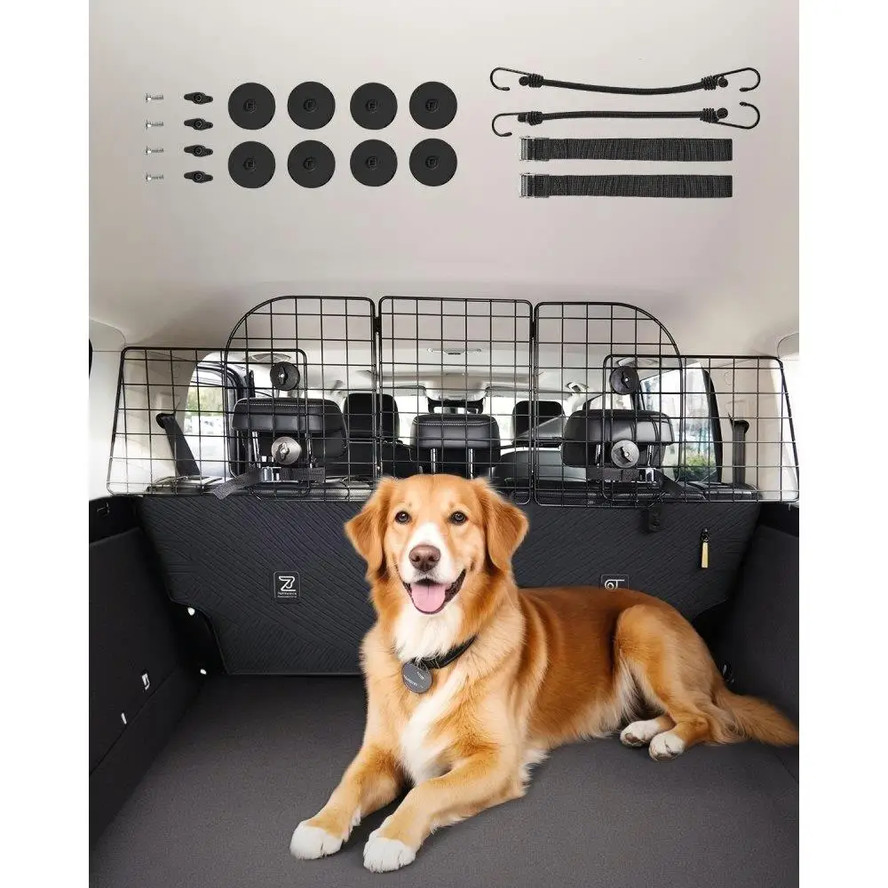 

Adjustable Dog Car Barrier Gate for trunk /Cargo Area 36.6in to 60in