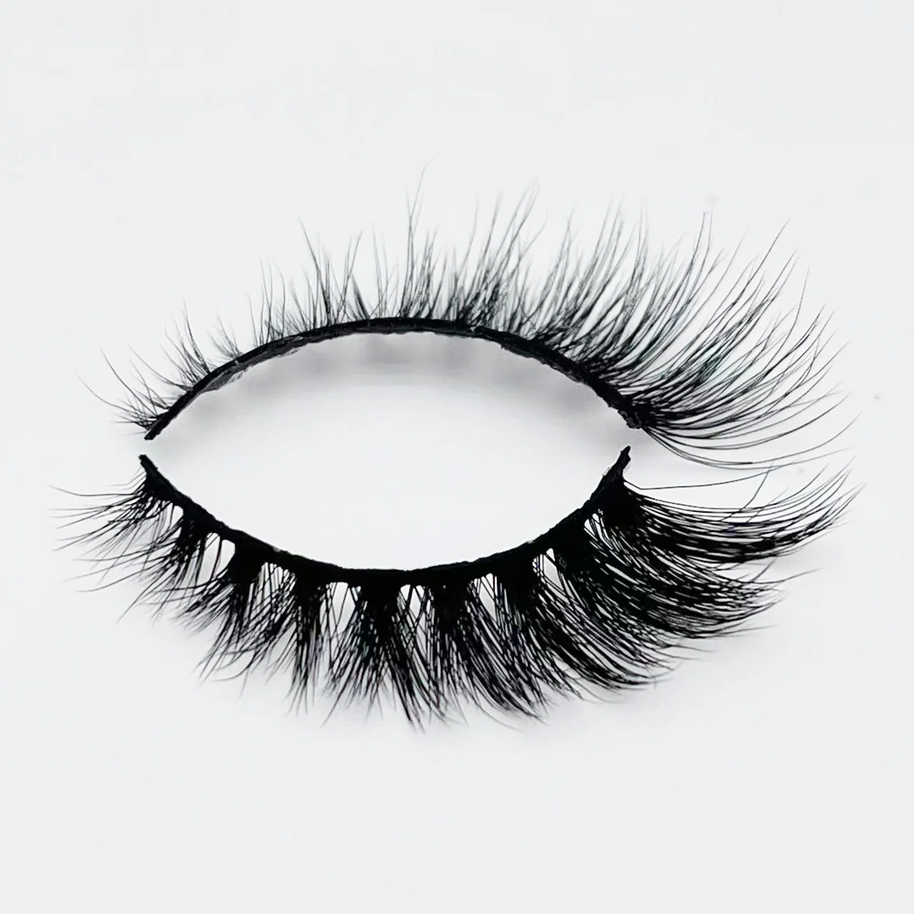 New Cat Eye Lashes Mink Eyelashes 3D Curl Winged Natural Realistic Messy End Eye Elongated Thick False Eyelashes Soft Fake Lashe