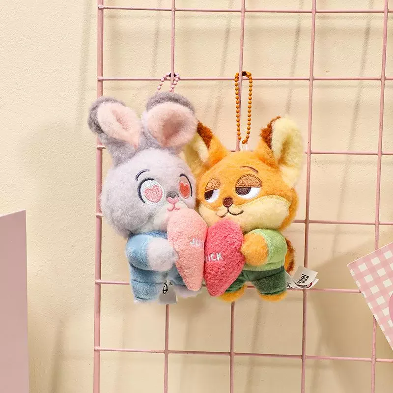 Disney Zootopia Series Judy Nick Rugzak Hanger Schattig Knuffel Sleutelhanger Decoratie Speelgoed Cartoon Anime Perifere Verrassingscadeau