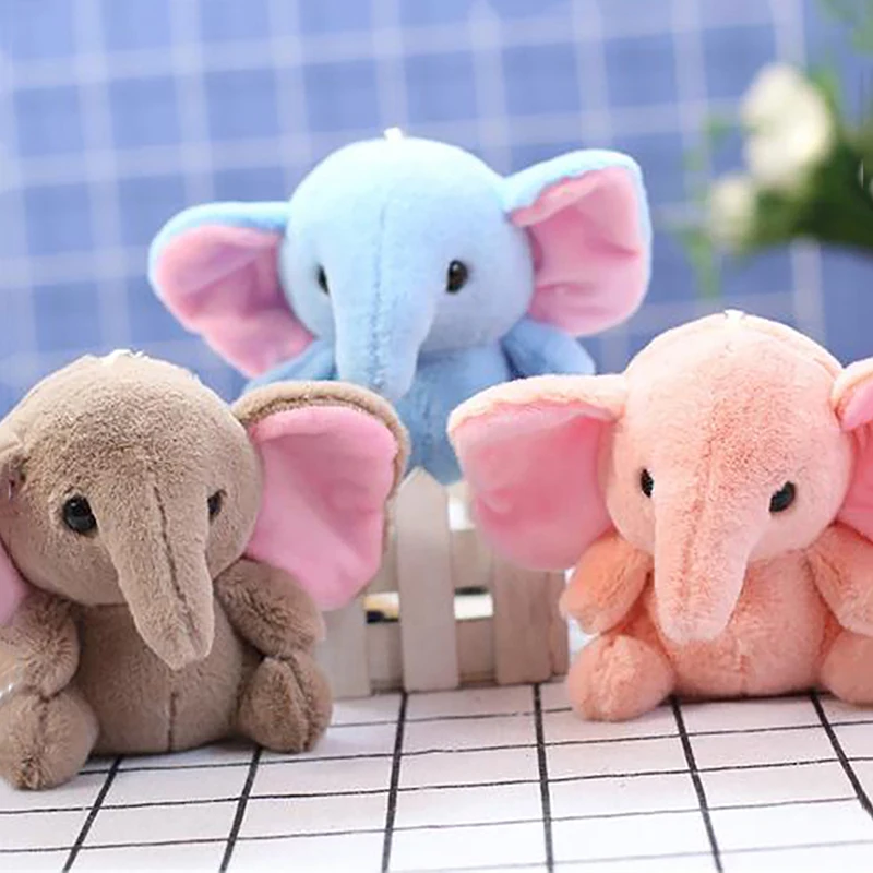 

Cute Backpack Pendant Elephant Pendant Keychain Soft Plush Toy Plush Elephant Animated Elephant Doll Keychain Decoration Holiday