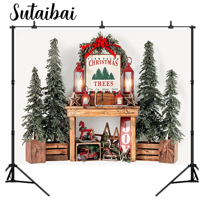 

Christmas Backdrop Fireplace Winter Window Santa Claus Xmas Photocall Baby Photography Background Photobooth Photo Shoot Props