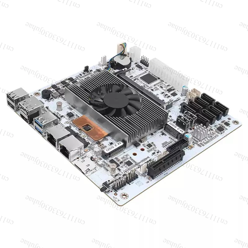 I5-8265UES 8 Bay NAS Motherboard 8 SATA Ports Dual M.2 Slot Support DDR4 RAM Home Storage Server Mainboard
