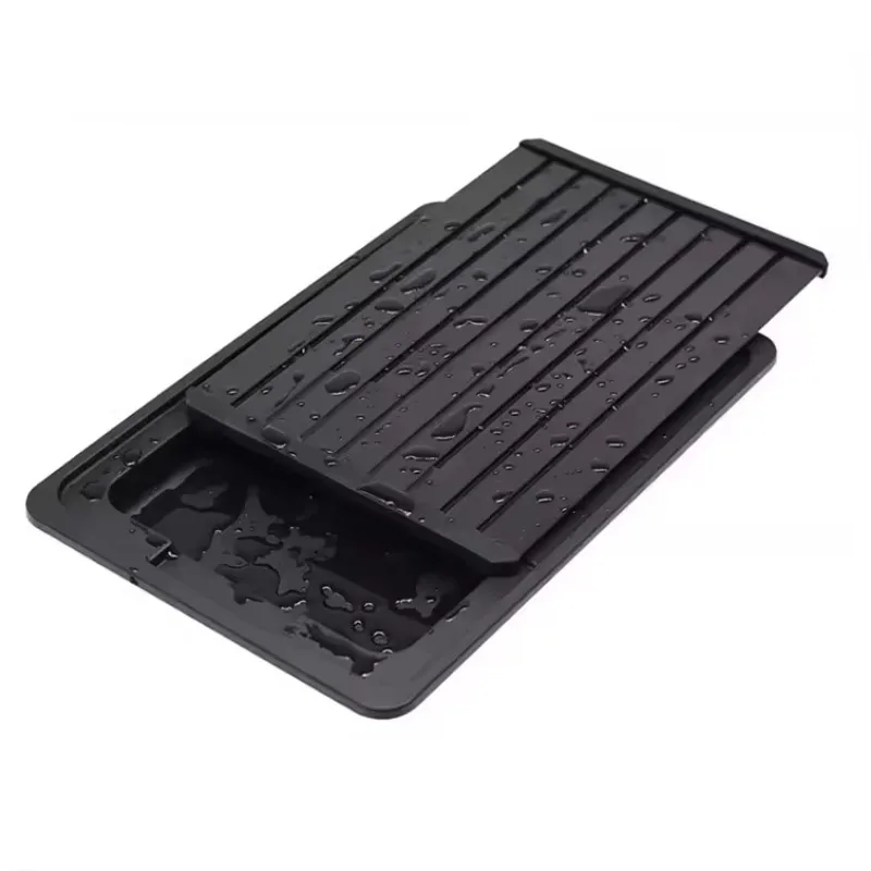 Meat Rapid Defrosting Tray Small Size Thawing With Drip Mat Bundle Set Aluminum Alloy Defrost Quick Foods Magic No Electricity