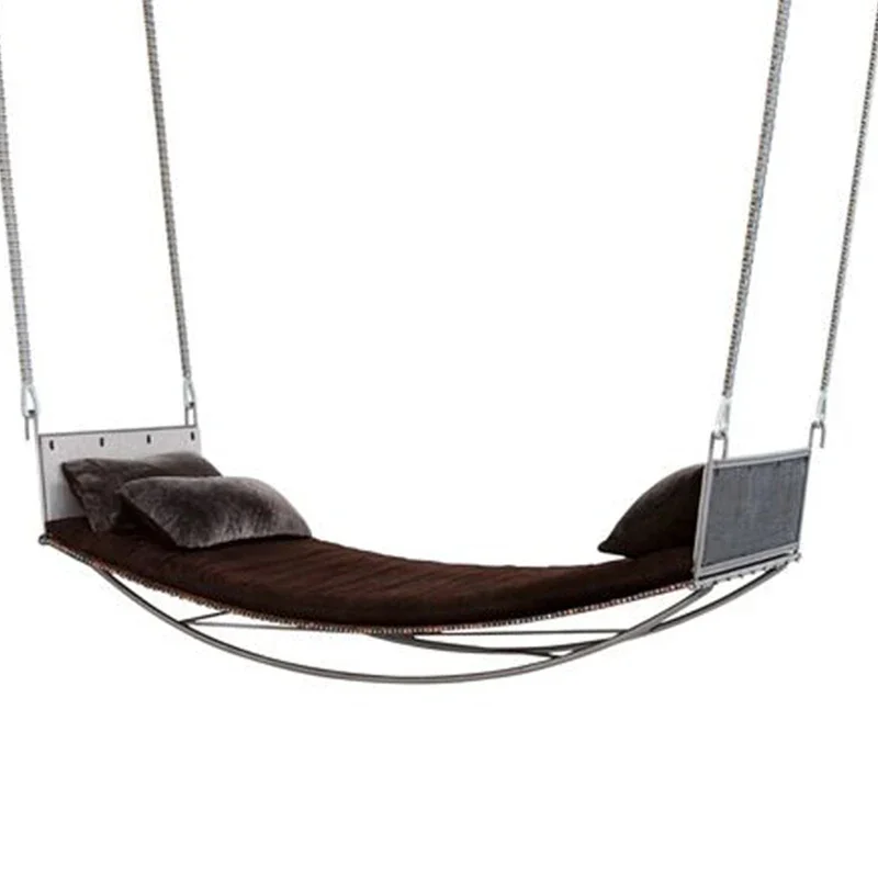 Italian Swing Glider Balcony Stainless Steel Leisure Chair Household Light Luxury Hammock Hanging Designer Indoor Bassinet