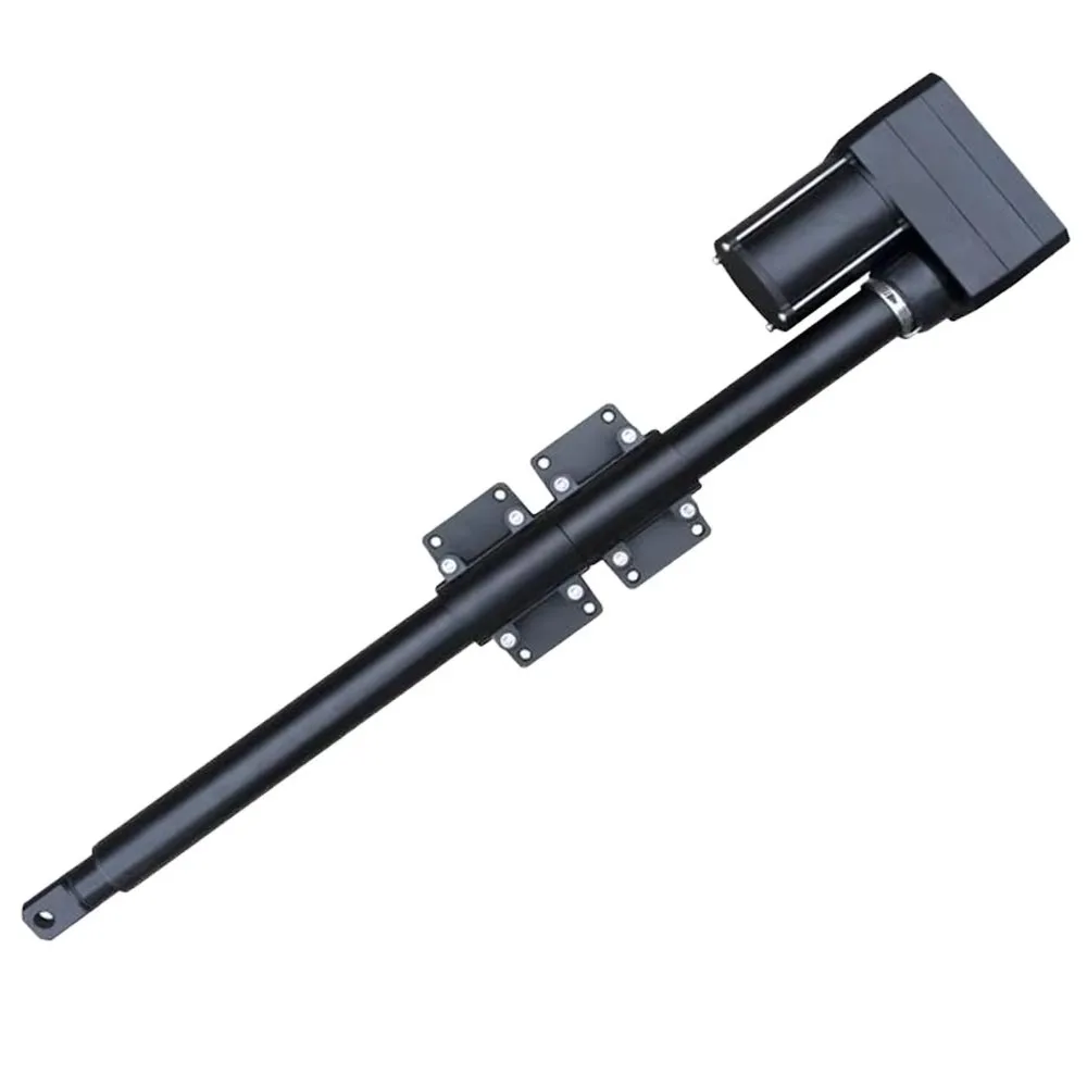 Electric Linear Actuator 12V 24V 4000N 100mm Stroke IP67 Waterproof DC Motor for Outdoor Use 5mm/s Speed
