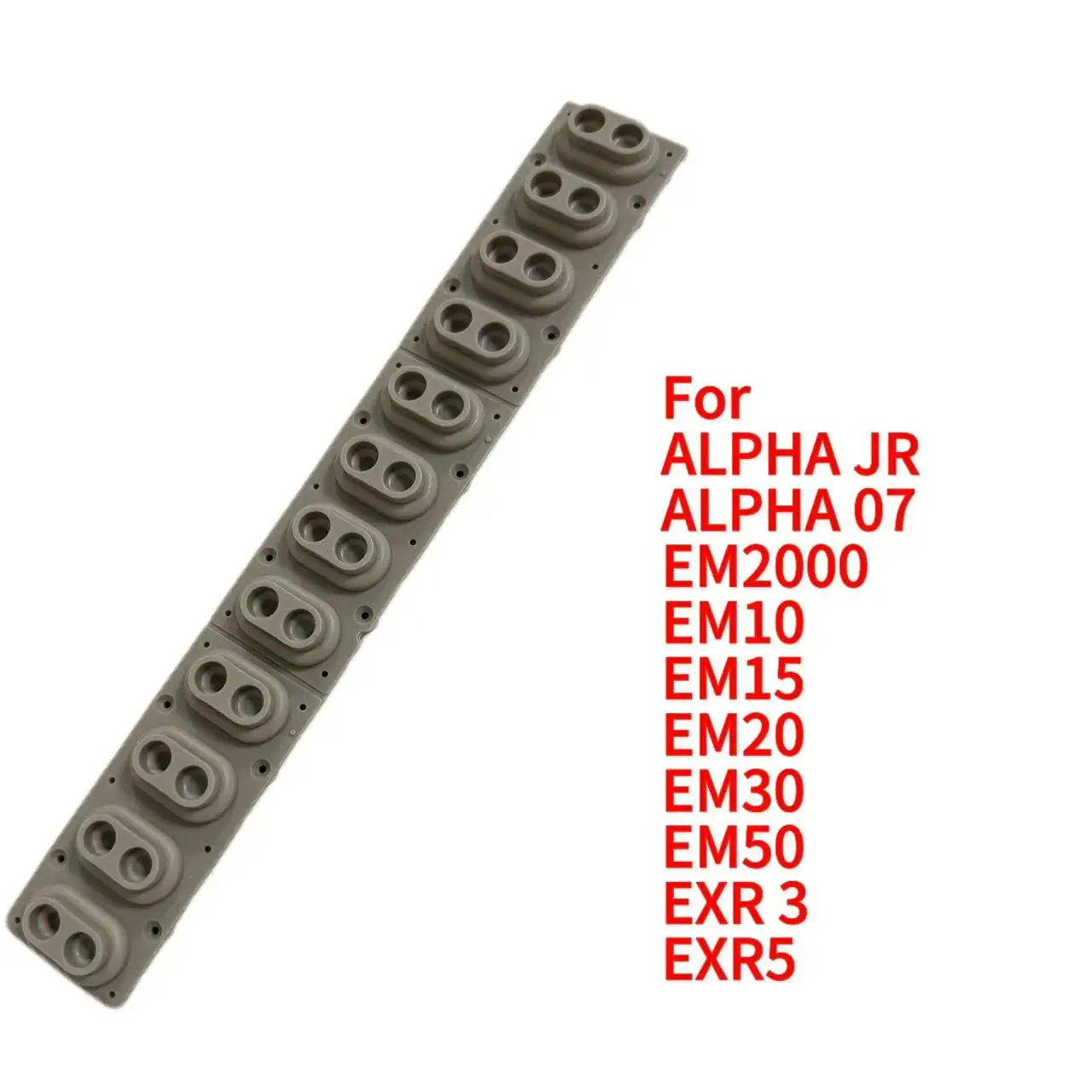 

Проводящая резиновая полоса для Roland ALPHA JR / ALPHA 07 / EM2000 / EM10 / EM15 / EM20 / EM30 / EM50 / EXR3 / EXR5 (1 шт.)