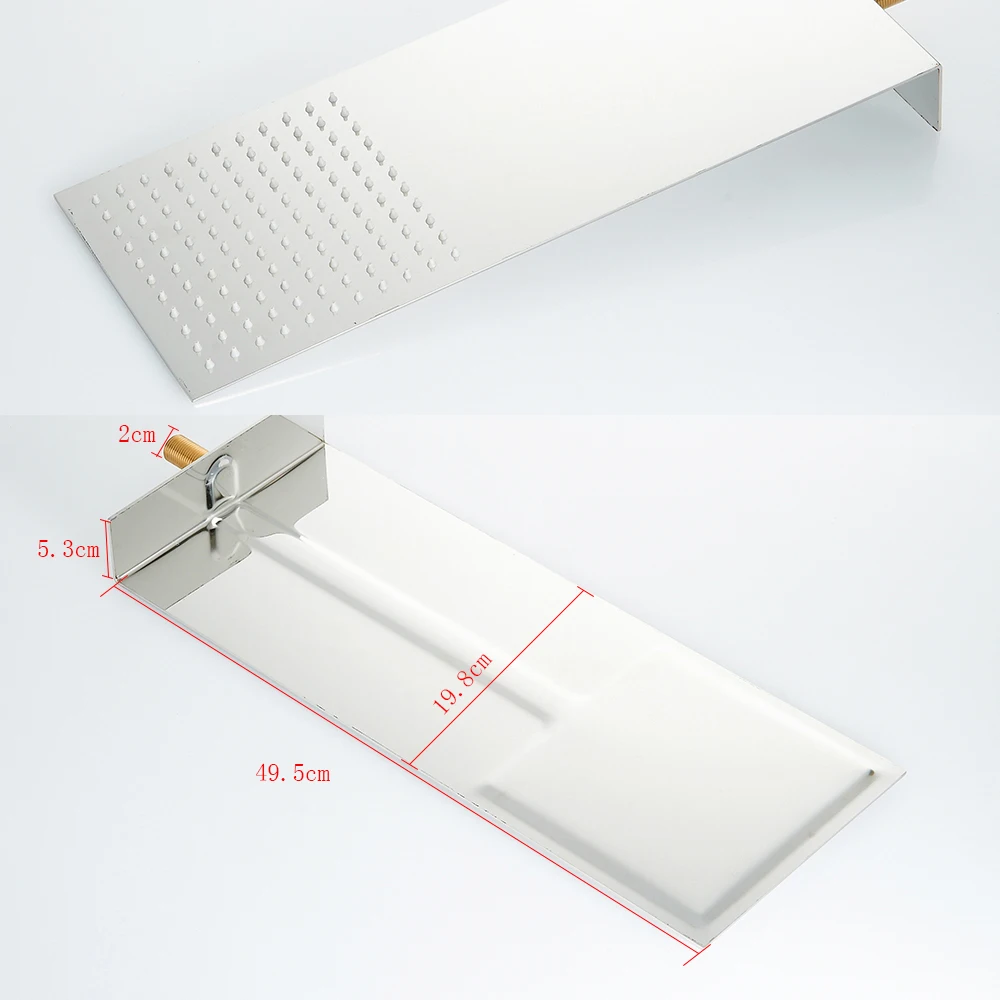 Bakala Rvs Douchekop De Regendouche Senior Flush Douche Set Waterval Kraan Met Handdouche