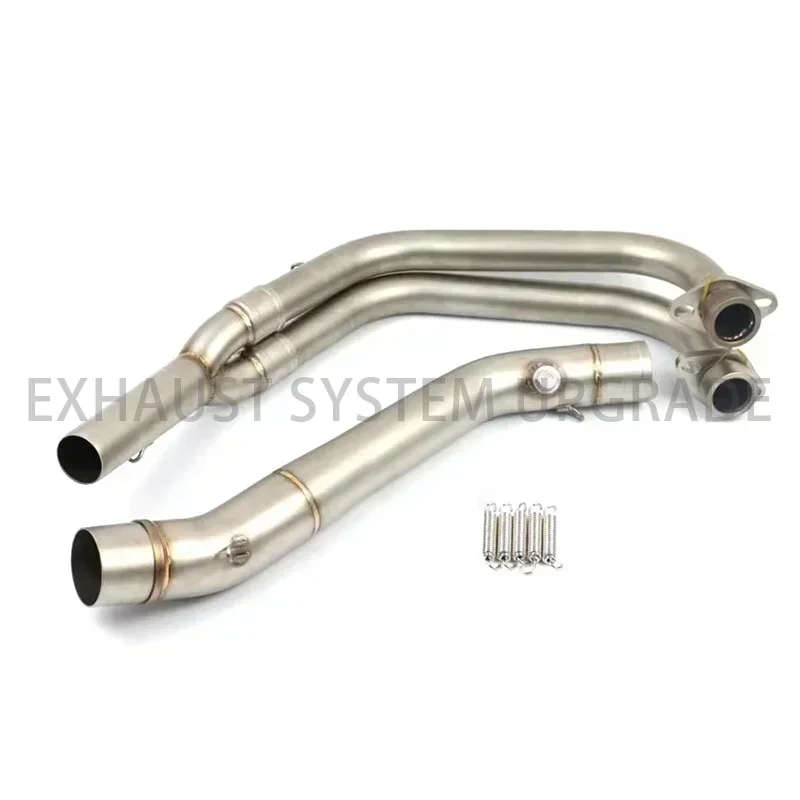 Exhaust Pipe Stainless Motorcycle Exhaust Escape Moto Modified Front Middle Link Pipe MT 03 Muffler For Yamaha YZF R3 R25 MT03