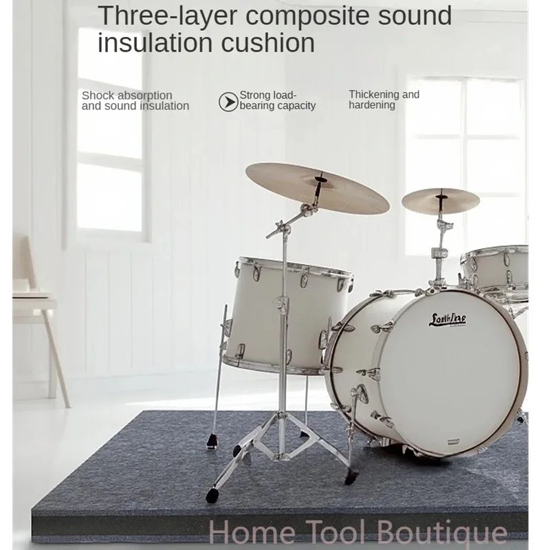 3 LayersSound insulation shock pad noise reduction piano frame treadmill buffer drum kit sound
