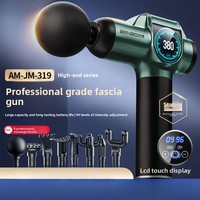 Mini Fascia Gun Massager Electric Massager Fitness Massage Gun Neck Membrane Grab LCD Screen