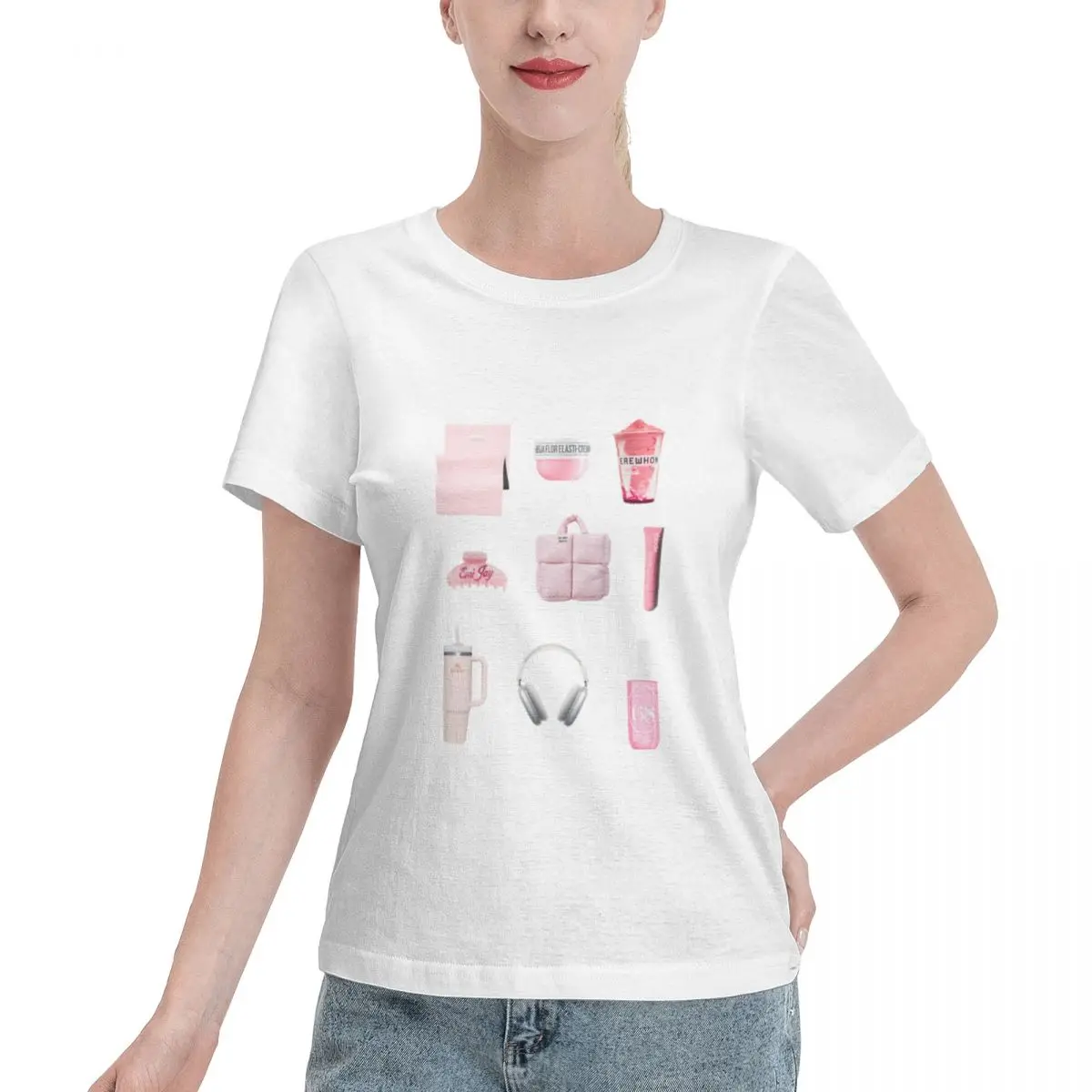 Great Deal Pink Pilates Princess Sticker Pack Women's T-shirt Luxury Minimalist Tshirt