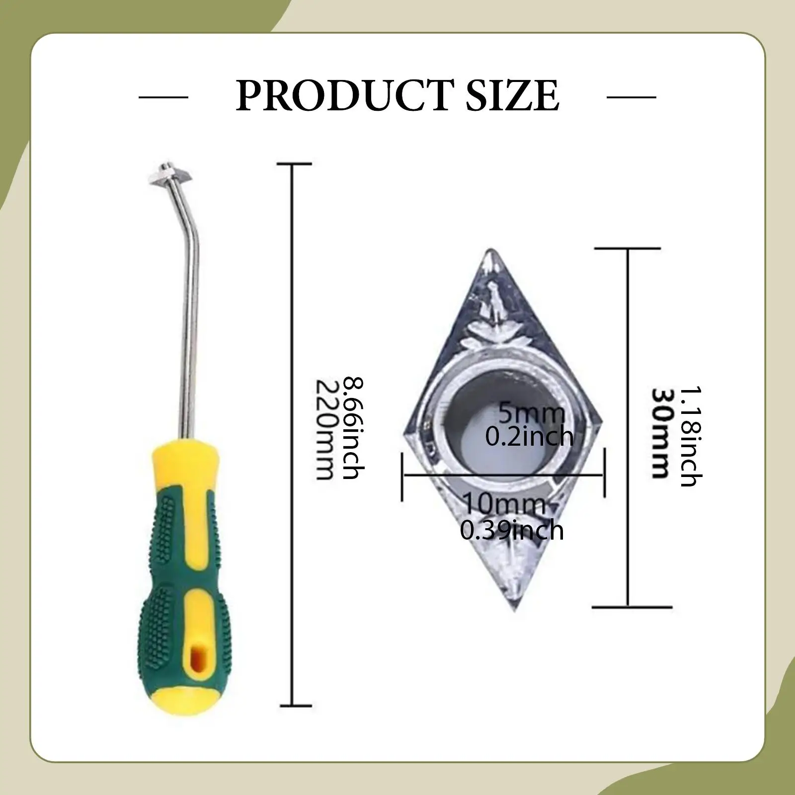 Caulk Remover and Grout Scraper Tool Set Handheld Joint Cleaner for Kitchen Tiles for Household and Garage Projects
