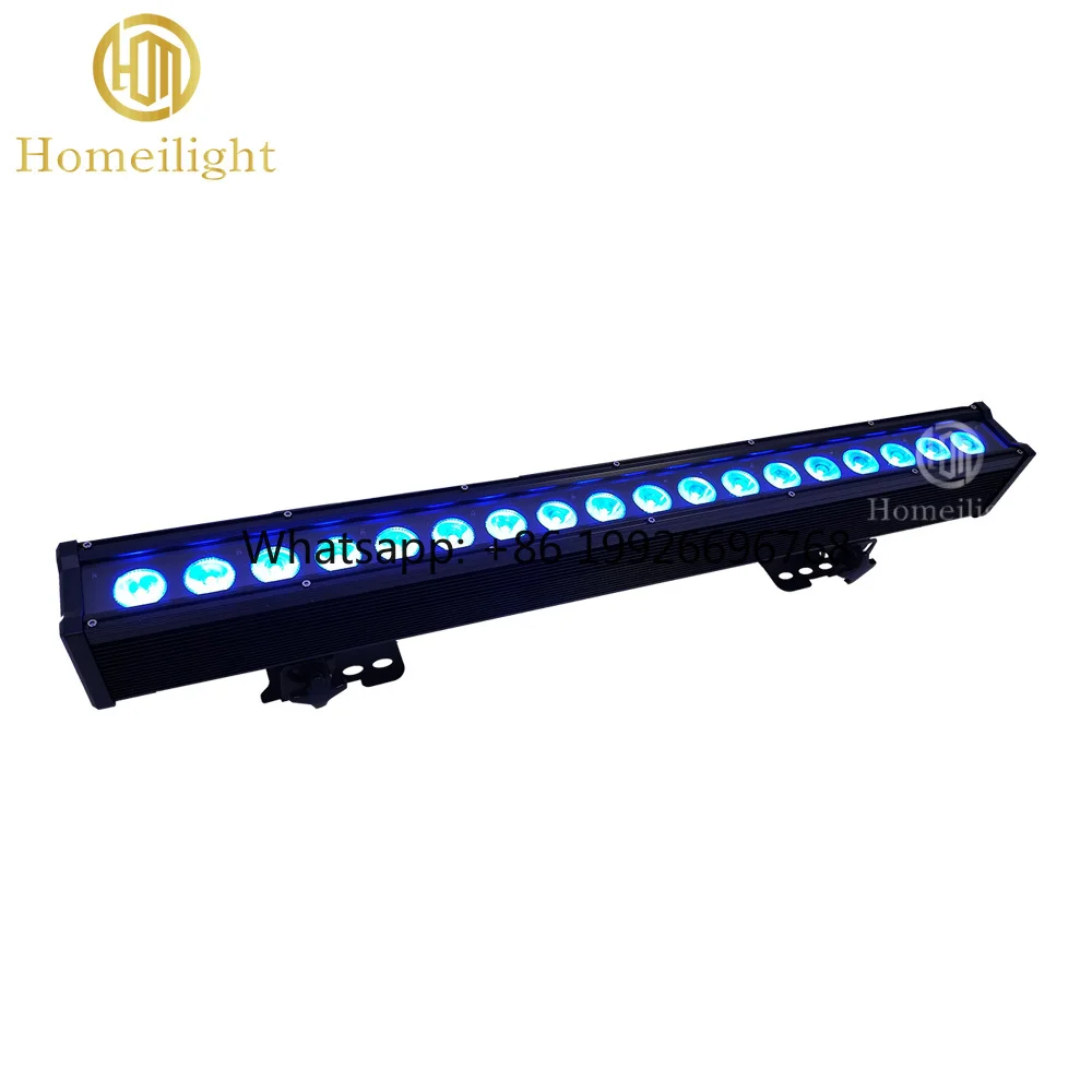 Homei 18x20w Rgbw 4 in 1 Led Led Wall Washer Light Single Control Point Control Led Wash Light for Outdoor Building Decoration