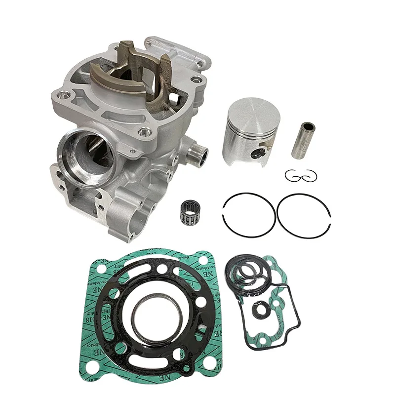 KX85-2013 For KAWASAKI KX 85 KX85 2006-2013 11005-0052 13001-0006 Motorcycle 48.5mm Cylinder Piston Gasket Rebuild Kit Motor