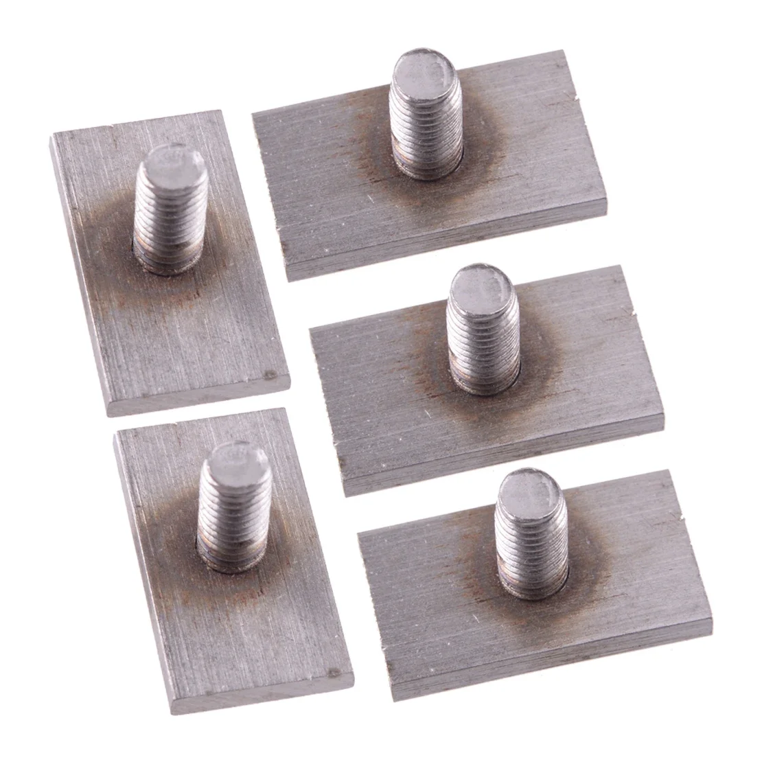 5pcs/Set Stainless Steel Screw Chute Rail Track T-Shape Bolt Rectangle Hammer Head Bolt M6 M8 Hardware Fastener Tool Supplies