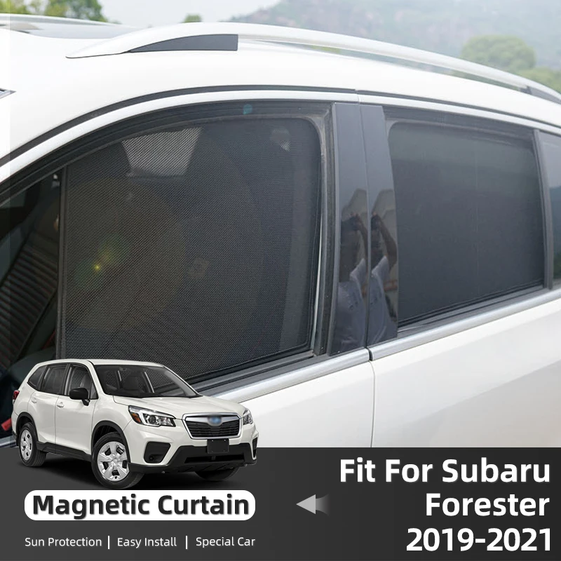 

For Subaru Forester SK 2019-2023 Magnetic Car Sunshade Shield Front Windshield Curtain Rear Baby Side Window Sun Shade Visor