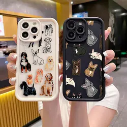 Funny Graffiti Dog Phone Case For Redmi A1 A2 A3 NOTE 8 9 9S 10 11 11S 12 12S 13 PRO PLUS 4G 5G Silicone Case Funda Capa Shell
