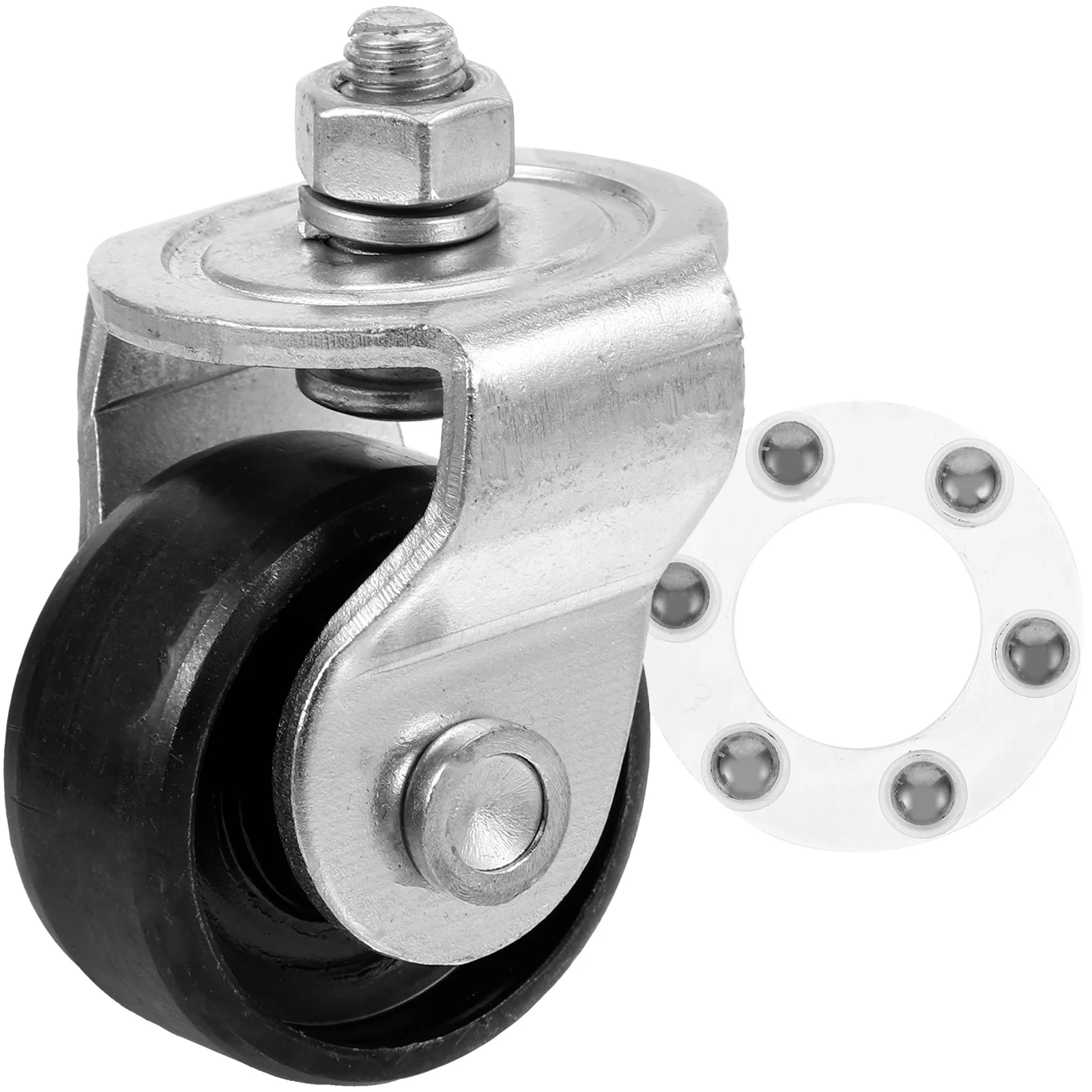 Jack Front Wheel Horizontal Dual Pump Heavy Duty Caster Wheels for Floor Car Supplies Casters Carts