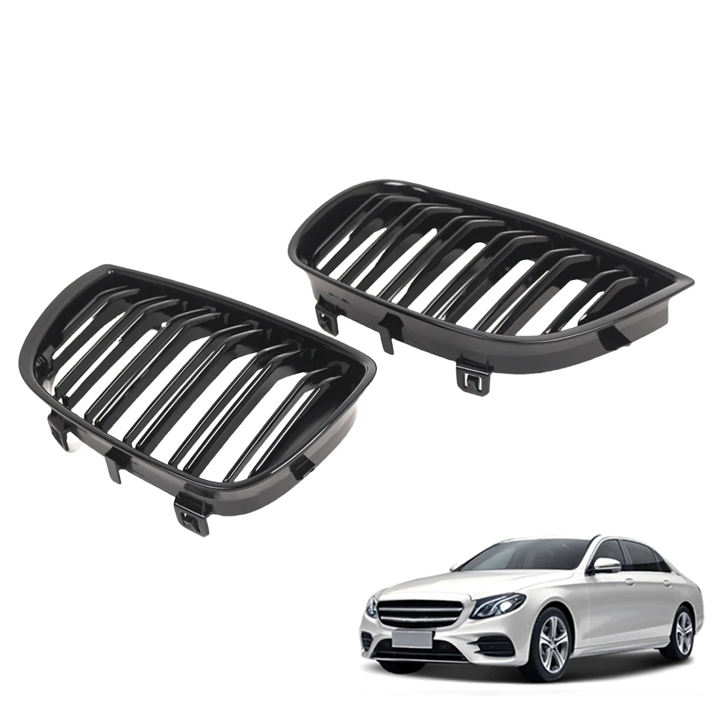 

2Pcs Front Bumper Grille Grill 51137077130 Car Front Bumper Grille 51137127227 for BMW E81 E87 1-Series M-Sport Model 2004-2007