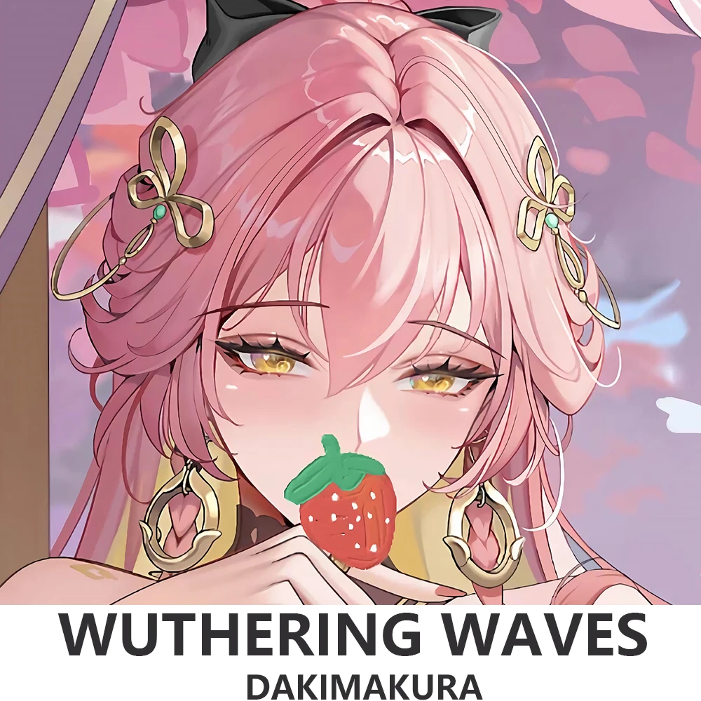 Wuthering Waves Dakimakura Hugging Body Pillow Case Anime Chang Li Cosplay Otaku Cushion Cover Bedding