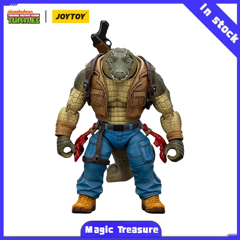 

【MT】JOYTOY TMNT-Leatherhead 1/18 Action Figure Toy Collection