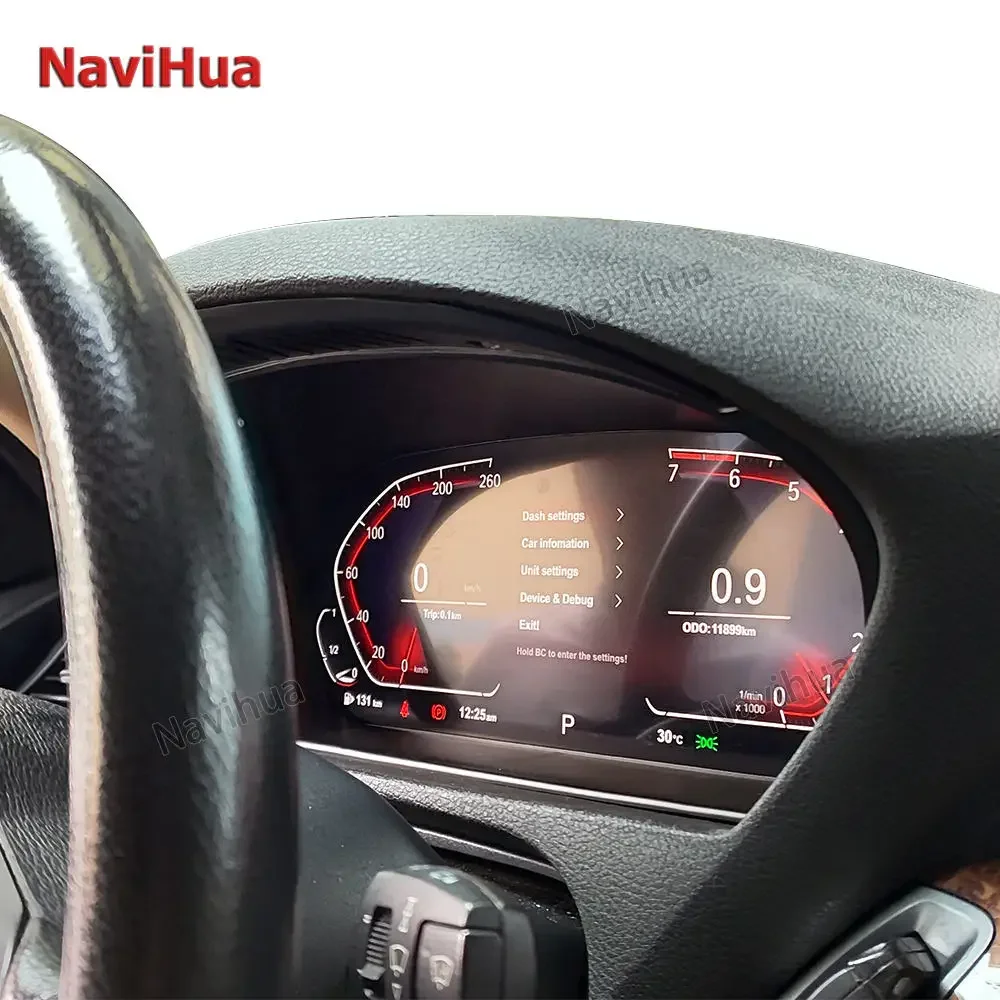 Navihua Virtual Cockpit Instrument Cluster For BMW X5 E70 2006-2013 LCD Digital Cluster Instrument Panel Dashboard Modification