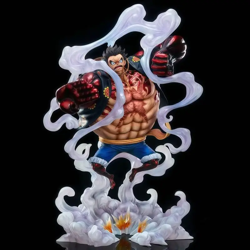 38 سنتيمتر JT أنيمي قطعة واحدة حلم 4th والعتاد لوفي سوبر كبيرة دمية يدوية الصنع نموذج متعدد الأشكال التحول الحلي لعبة هدية