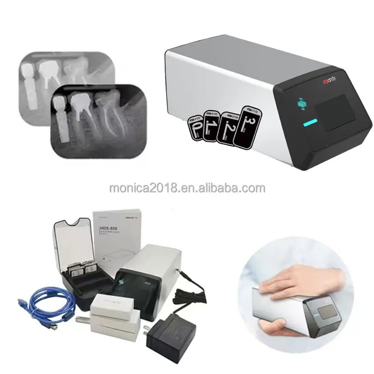Modern Denta Products Hospital Instruments Phosphor Plate Scanner HDS-500 Digital Imaging Plate Scanner With 3pcs Plates