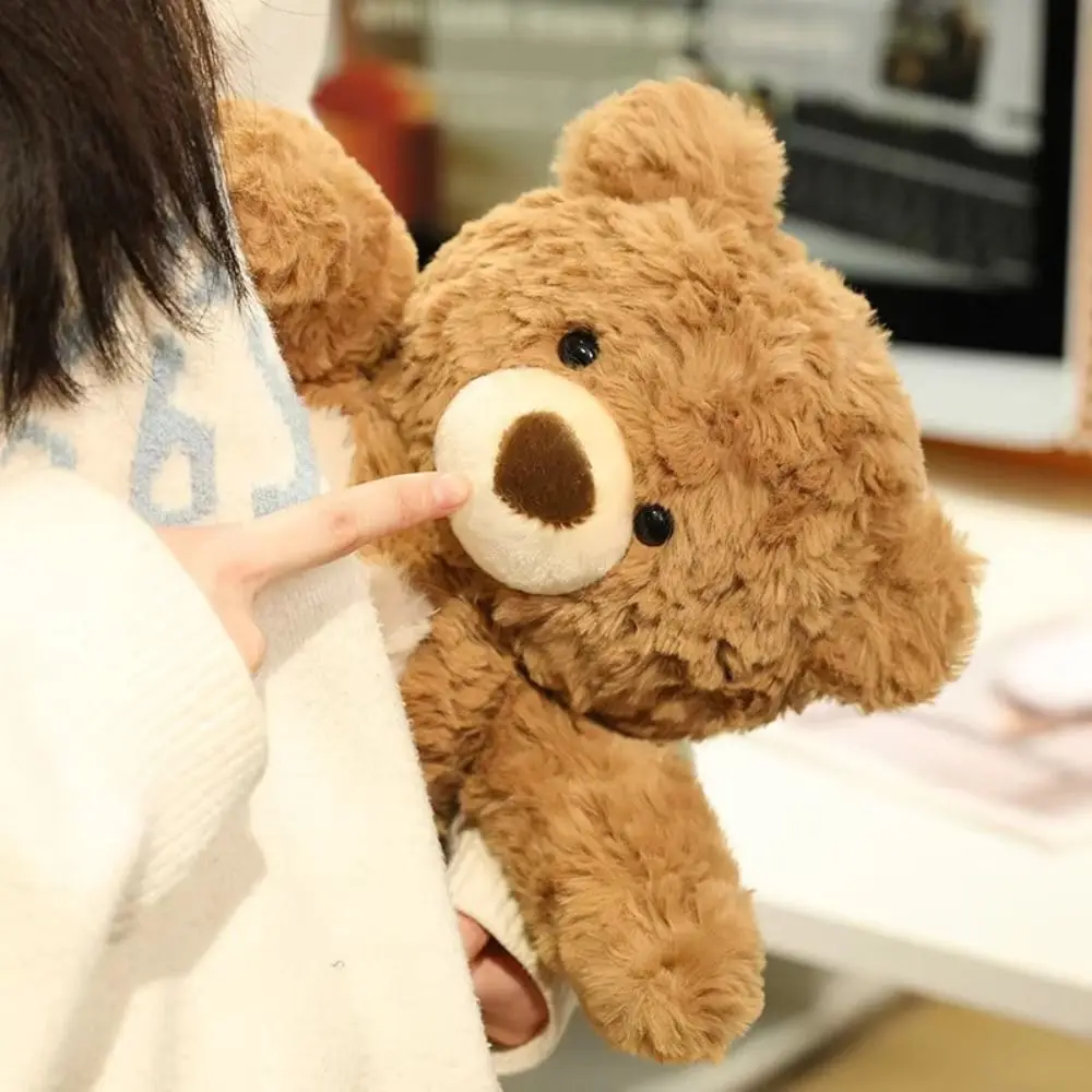 

Stuffed Animal Lovely Bear Home Decoration Kawaii Stuffed Run Bear Bedroom Sofa 35cm Run Bear Throw Pillows Birthday Gift