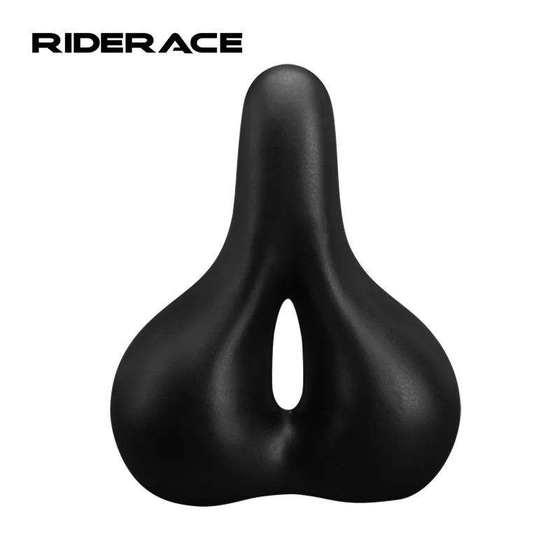

Bicycle Saddle Hollow MTB Mountain Road Bike Front Seat Mat Big Butt PU Leather Breathable Comfortable Shockproof Soft Cushion