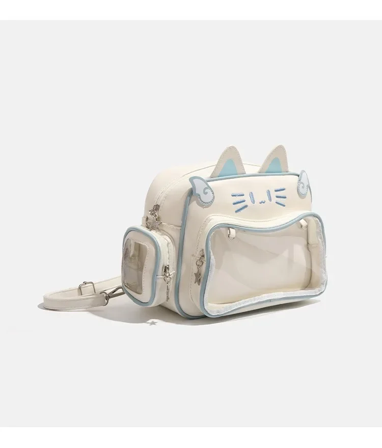 Y2K Millennium Spice Girl Großraumige Cat Pain Tasche, Fünffarbig, Vielseitig, 2026 Neu, Bar Grain, Vielseitige Einzel-Schulter-Umhängetasche – Detail 14