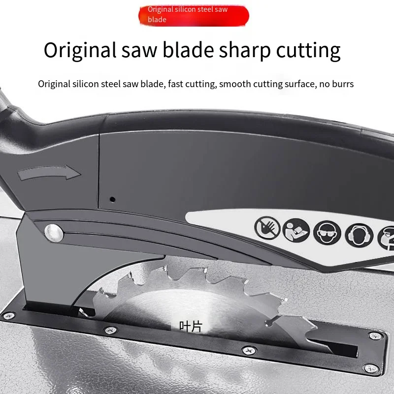 Woodworking Table Saw Cutting Machine Multi-Function Electric Tool Table Clean Small Miter Household Electric Saw  466