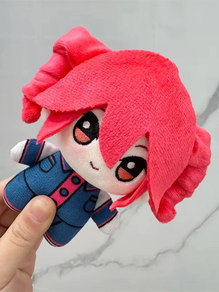 10cm Kasane Teto Plush Toy Cartoon Figure Soft Anime Kasane Teto Cosplay Cute Mini Doll Figure Fans Girl Birthday Christmas Gift