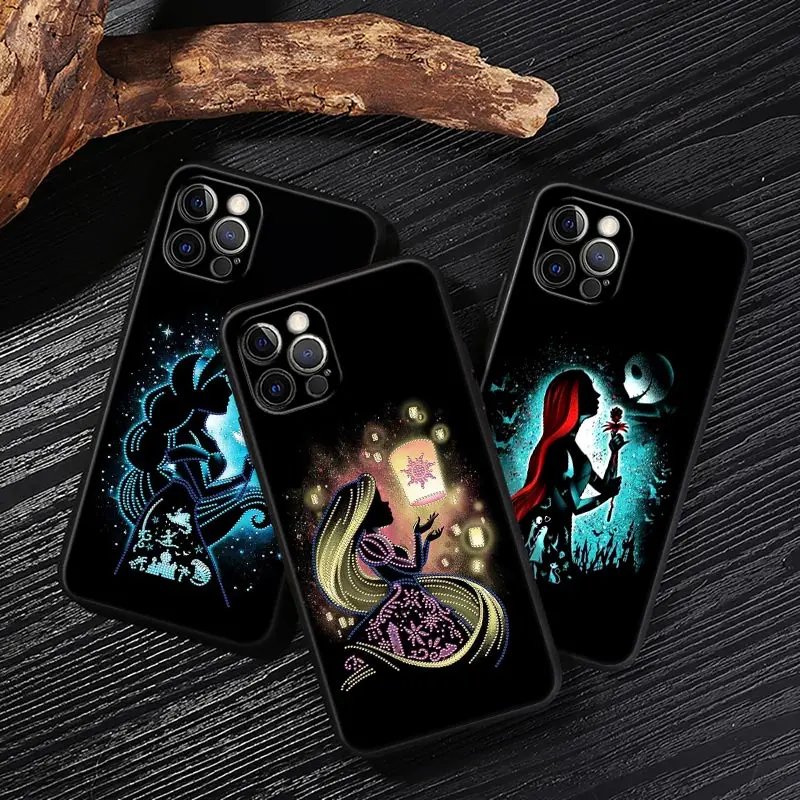 

Case For iPhone 17 16 15 14 13 12 11 Pro Max Plus Disney Princess Cartoon Back Cover For iPhone 17 Pro 17E Air 16e Protect Funda