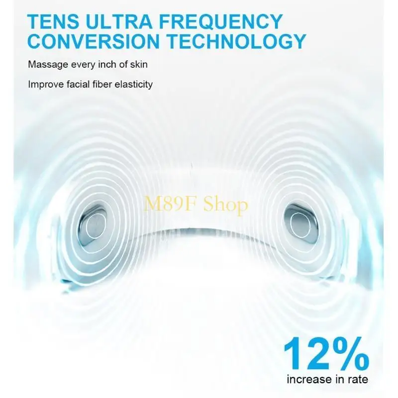 M89F Micro กระแสไฟฟ้า V-face Massager Jaw Face Lifting Device Gift Girl Girl