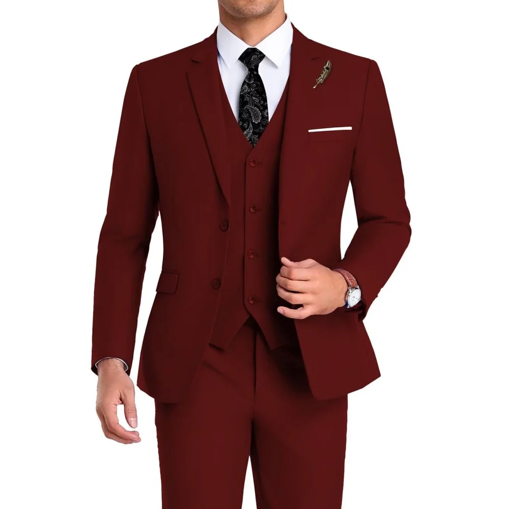 Terno preto masculino de alta kvalitet، مقاس نحيف، luxuoso e Elegante، terno de negalos، roupas da moda para casamento، conjunt #2