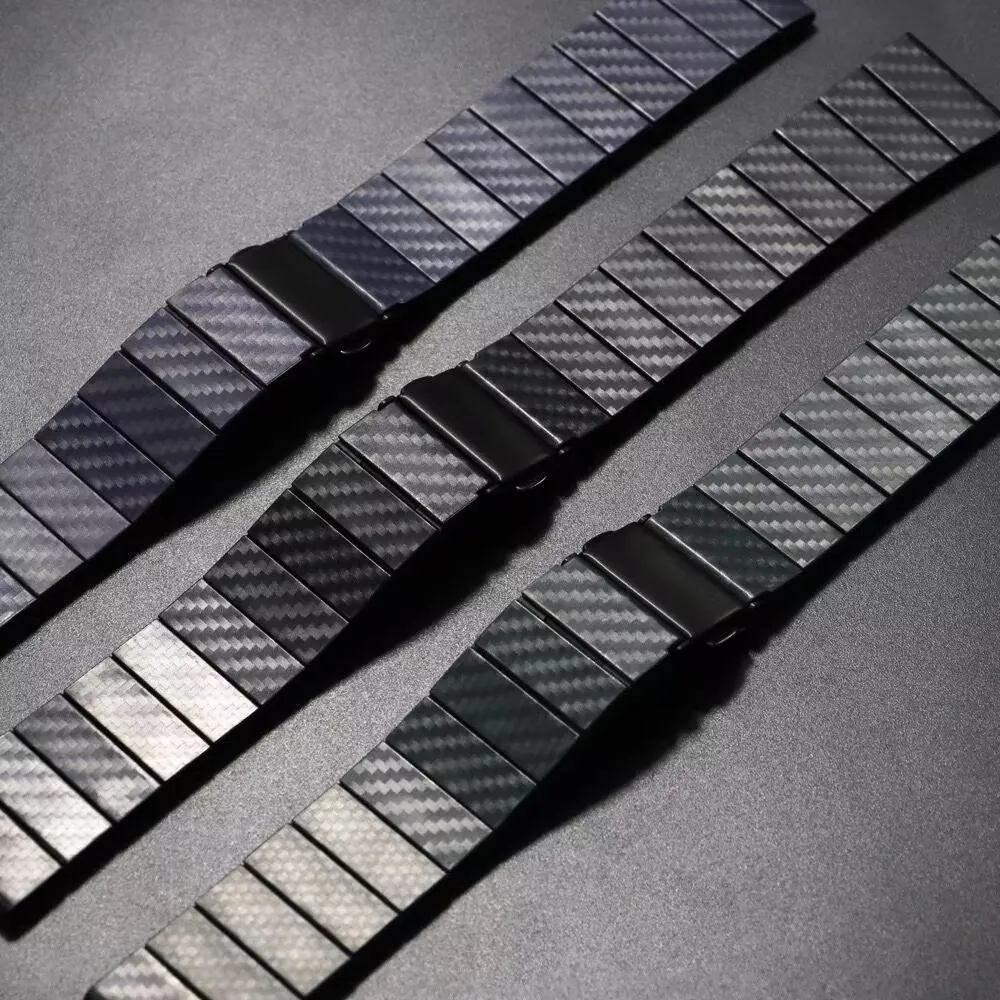 Kohlefaser-Armband mit Faltschließe für Google Pixel Watch1/2/3 41 mm 45 mm Sportarmband