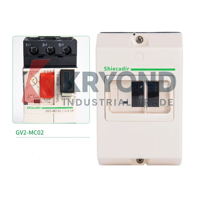 Schneider GV2MC02 Motor Waterproof Box Durable Protective Industrial Control Original Product