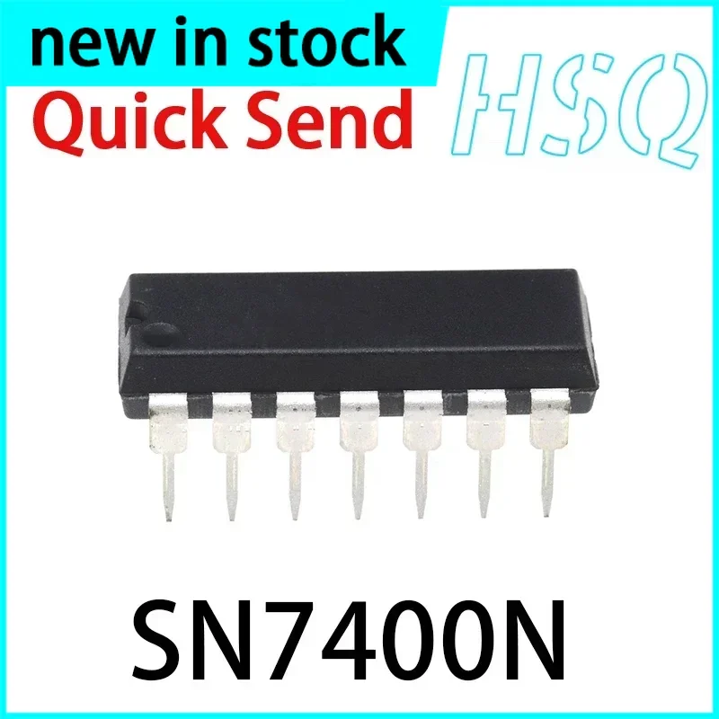 10PCS New SN7400N 7400N Logical Gate 4-way 2-input DIP-14