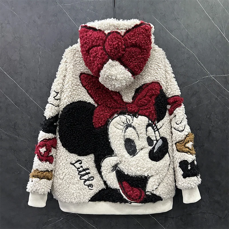 

Supzoom 2025 Top Fashion Loose Autumn And Winter American Style Trendy Mickey Mouse Popular Casual Cotton Embroidered Hoodie