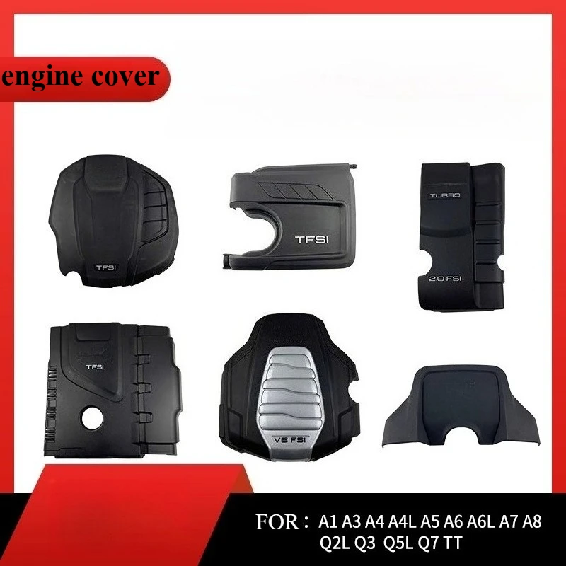 

FOR AUDI A1 A3 Q3 TT A4L A6L A8 A7 Q2 Q5 Q7 Engine upper cover and front engine compartment soundproof cover
