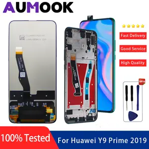 Bilashmart 6.59 Huawei Y9 Prime 2019 STK L21/L22/LX3 Display Touch Screen Huawei P Smart Z LCD STK LX1 Replacement Digitizer