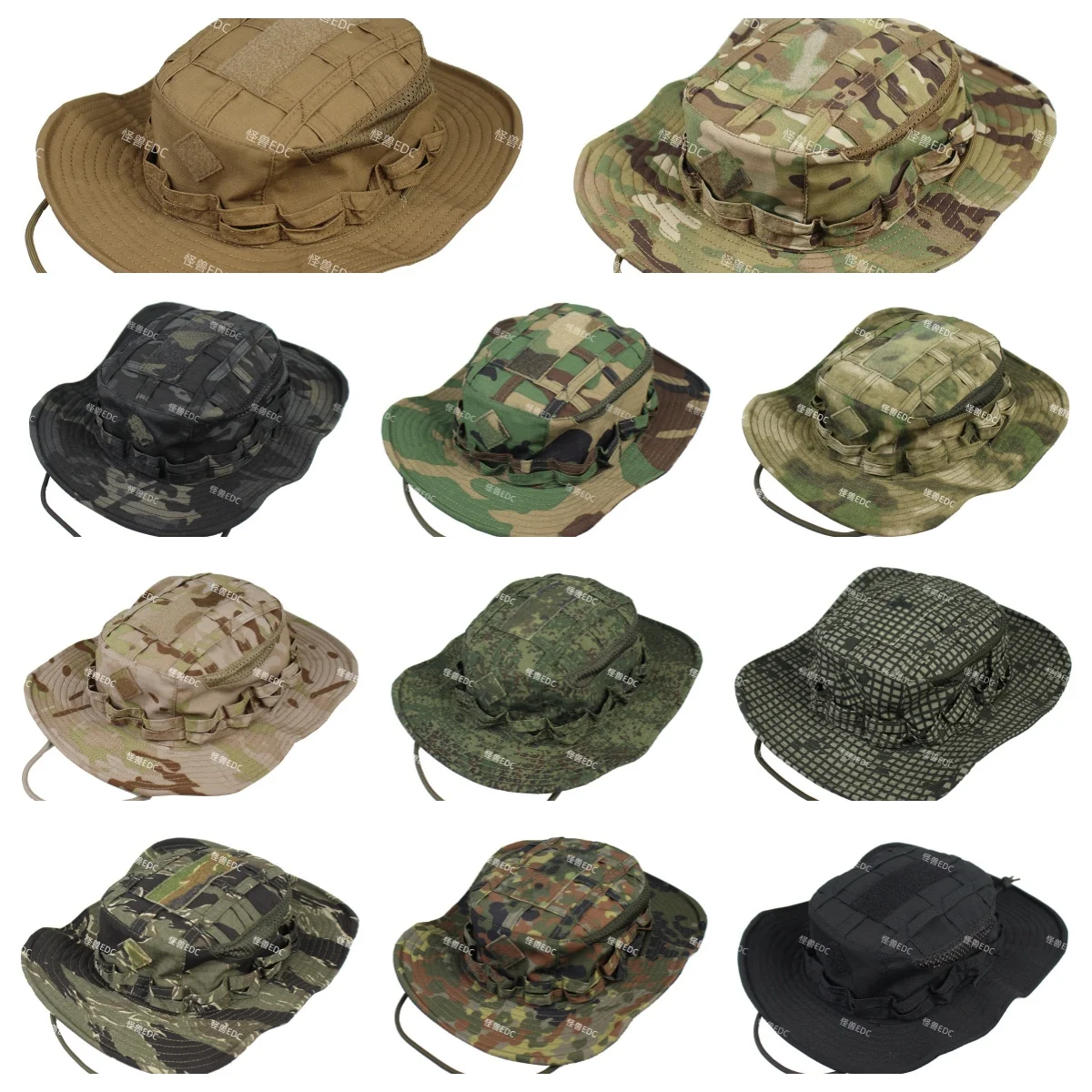 Ufpro 4th generation tactical Beni hat round edged hat outdoor mountaineering hunting sun shading fisherman hat 60 size