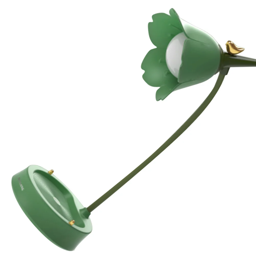 Lampada da scrivania a LED a forma di fiore Lampada da tavolo creativa chic Lampada da comodino piccola per camera da letto Lampade da scrivania per camere da letto Luce da comodino
