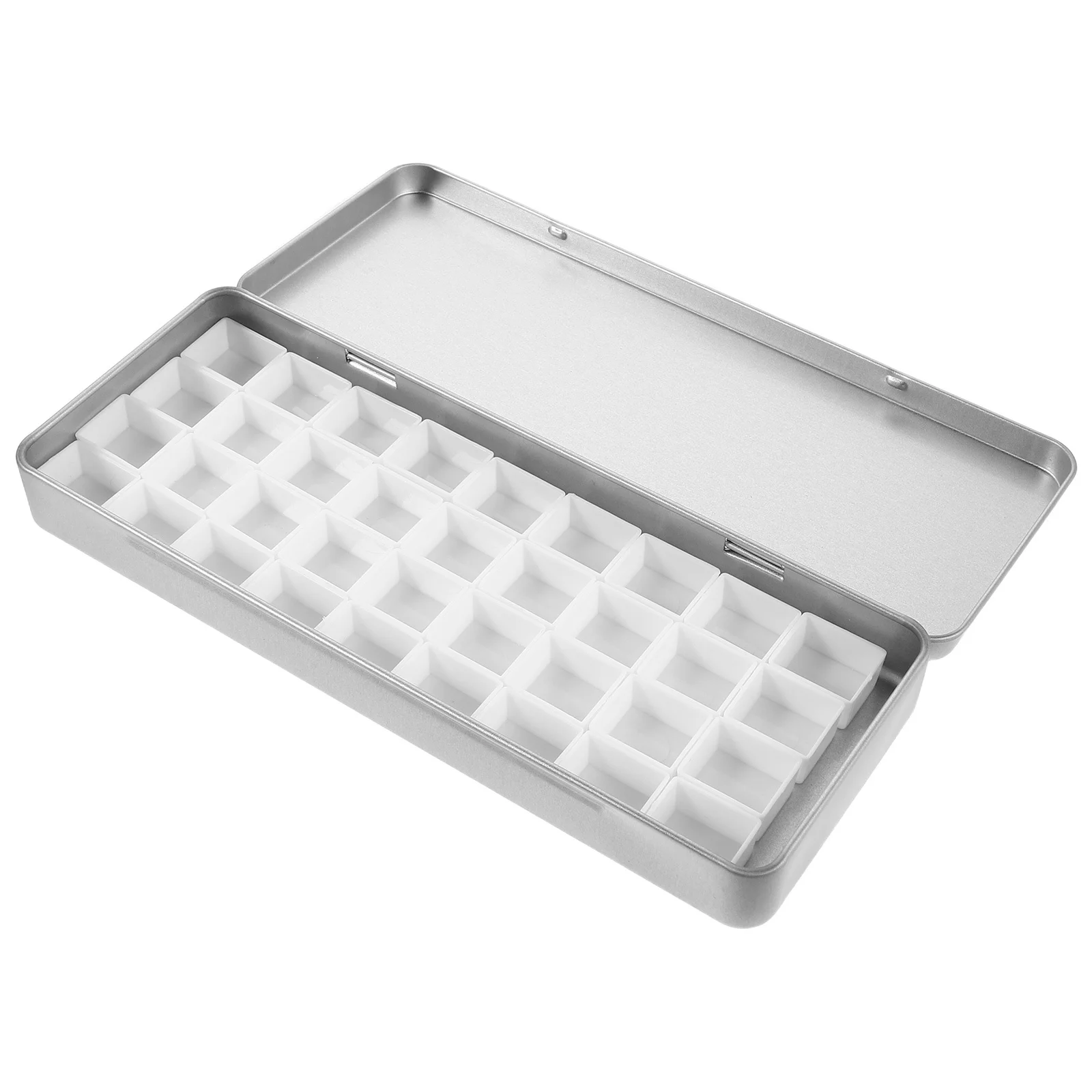 

36-Well Portable Watercolor Palette Box Empty Travel Paint Organizer Secure Lid For Outdoor Sketching Multipurpose Watercolor